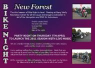 2011 Bike Night Flyer